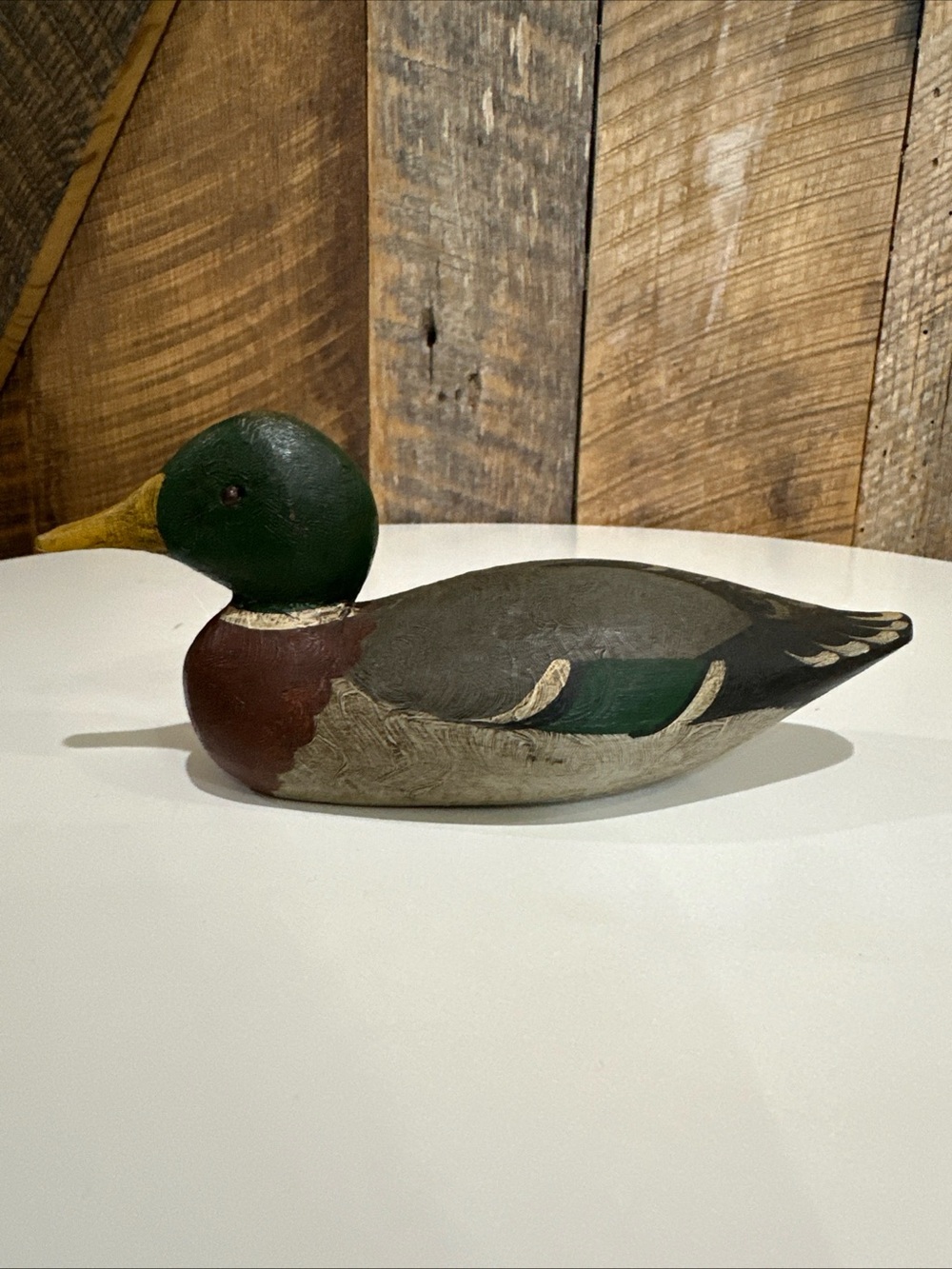 Vintage Cabelas Hand Carved Painted #23 Signed Dated By Artist Wooden Duck Decoy